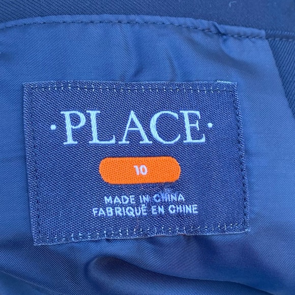 The Children's Place Size 10 Navy Blue Children's Blazer with Two Buttons - Picture 9 of 9